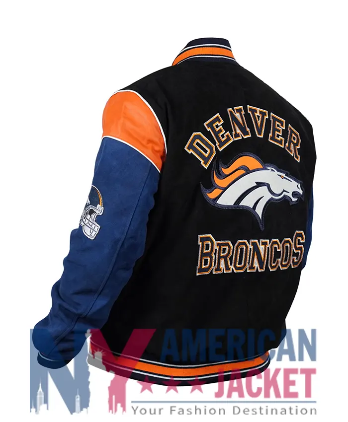 Men’s NFL Denver Suede Broncos Jacket