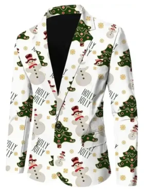 Men's Sports Christmas Blazer