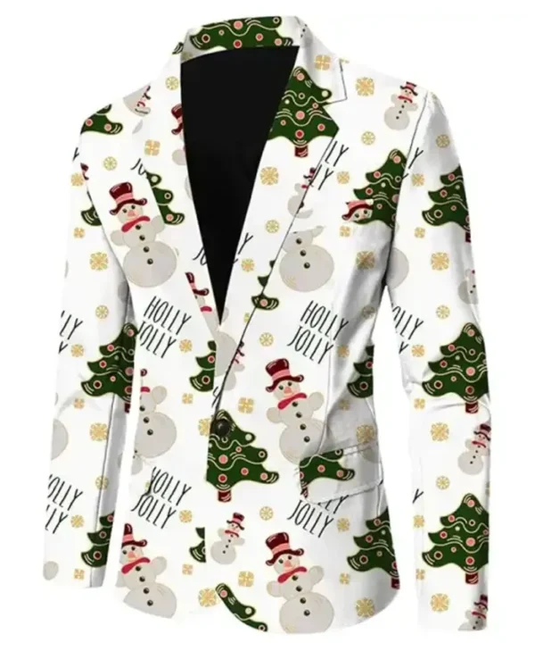 Men's Sports Christmas Blazer