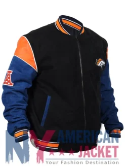 Men’s Suede NFL Denver Broncos Jacket