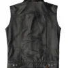 Men's Virginia Leather Black Vest