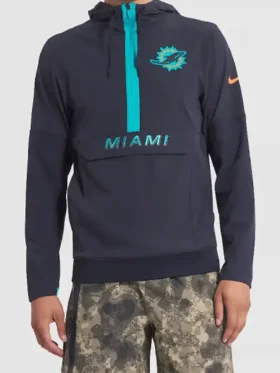Miami Dolphins Rivalries Sideline Anorak Jacket
