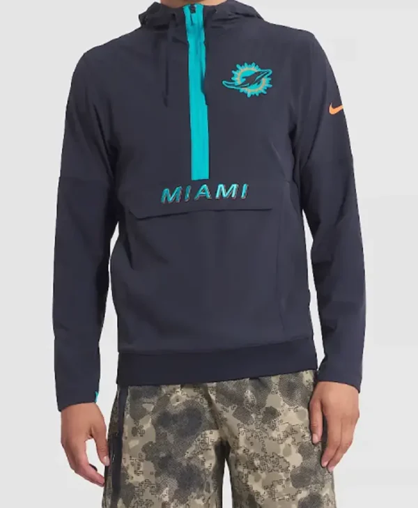 Miami Dolphins Rivalries Sideline Anorak Jacket