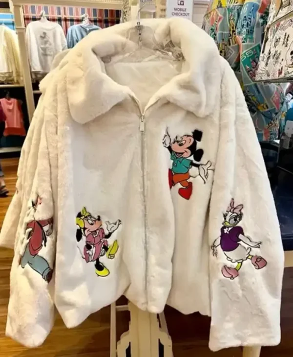 Mickey Christmas Sherpa Jacket