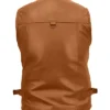Military Men’s 10 Pockets Leather Vest