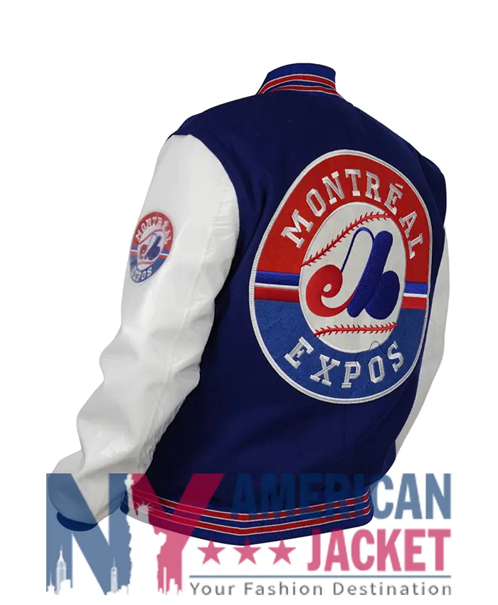 Montreal Varsity Wool Expos Leather Jacket
