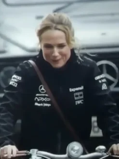 Movie F1 Kerry Condon Black Jacket