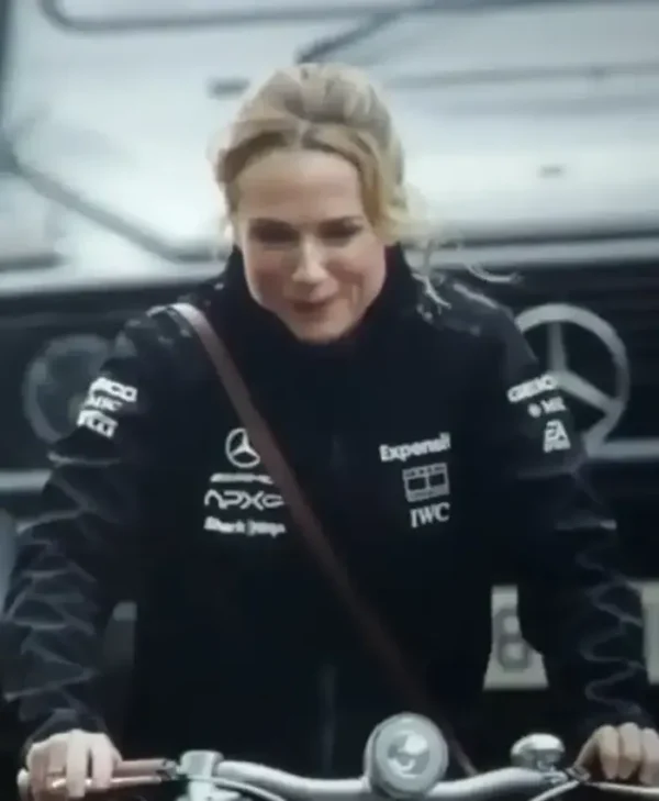 Movie F1 Kerry Condon Black Jacket