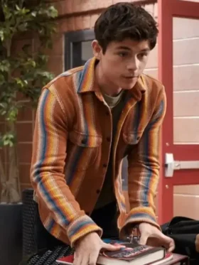 My Life With The Walter Boys S02 Alex Walter Striped Shirt