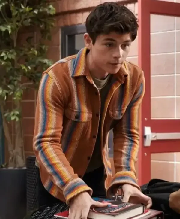 My Life With The Walter Boys S02 Alex Walter Striped Shirt