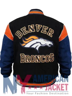 NFL Men’s Denver Broncos Suede Jacket