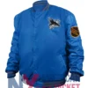 NHL San Jose Sharks Blue Starter Varsity Jacket