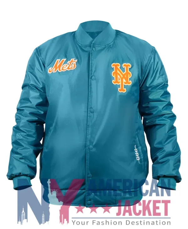 NY Mets Souvenir Satin Jacket