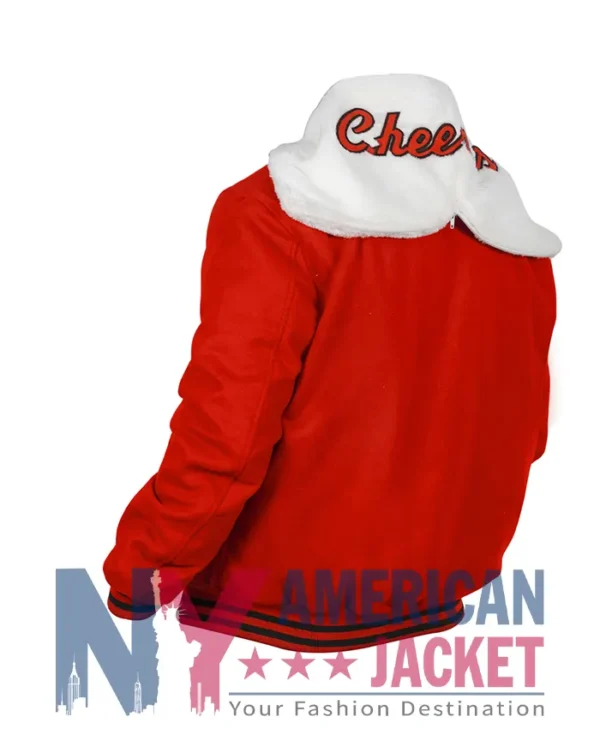 Naya Rivera Red Glee Cheerios Jacket