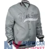 New York 90’s Silver Yankees Varsity Jacket