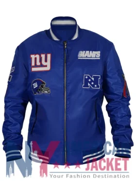 New York Giants Bomber MA-1 Jacket
