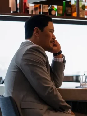 Night Always Comes 2025 Randall Park Grey Blazer