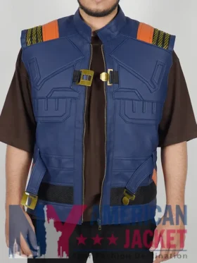 Panther Black Erik Leather Killmonger Costume Vest