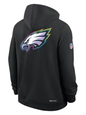 Philadelphia Eagles 2025 Black Crucial Catch Hoodie