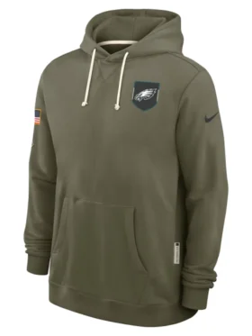 Philadelphia Eagles 2025 Salute To Service Hoodie