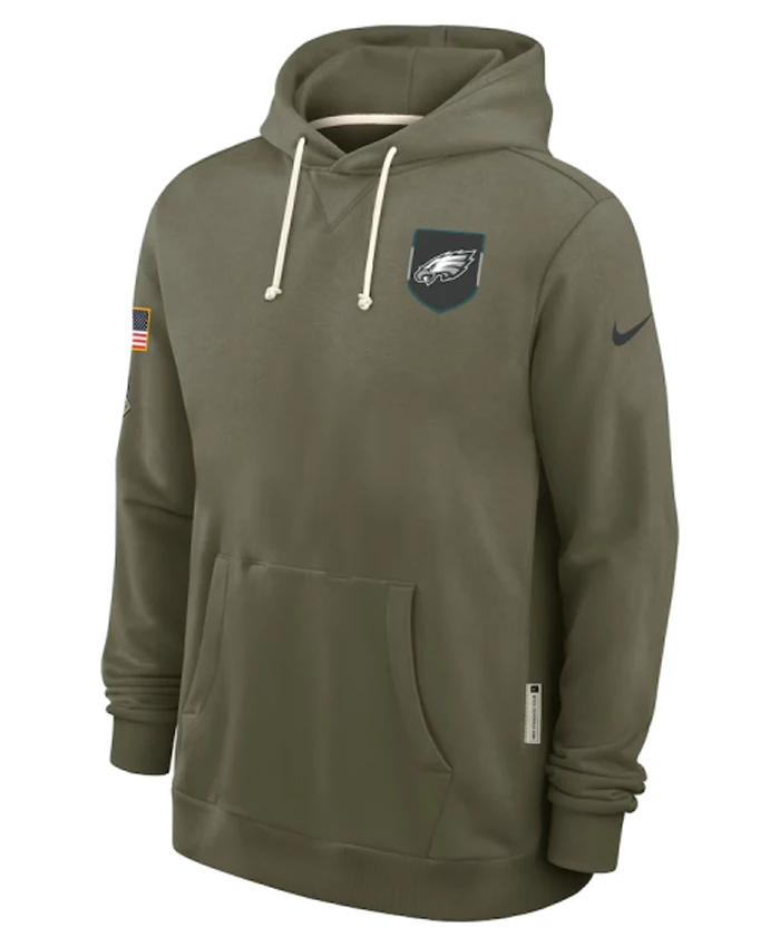Philadelphia Eagles 2025 Salute To Service Hoodie