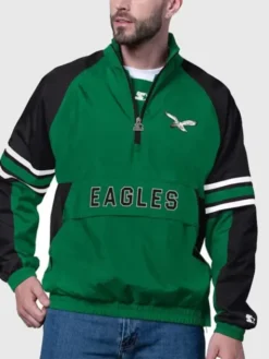 Philadelphia Eagles Starter Prospect Half-Zip Jacket