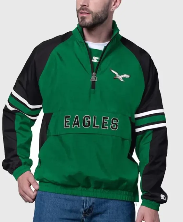 Philadelphia Eagles Starter Prospect Half-Zip Jacket