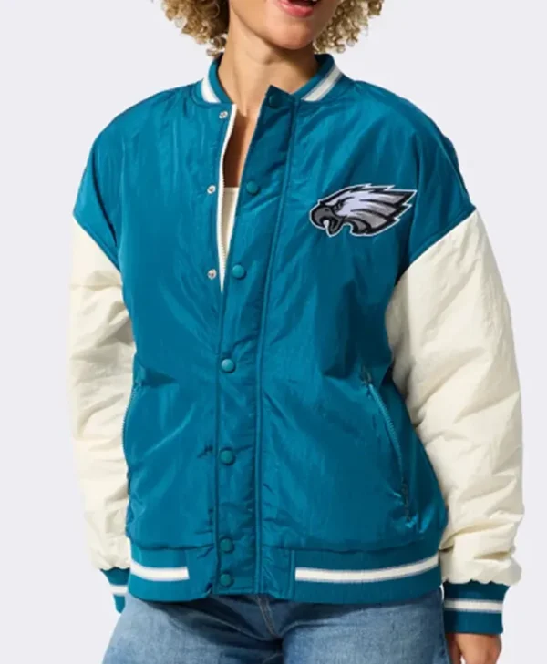 Philadelphia Eagles Terez Bomber Jacket