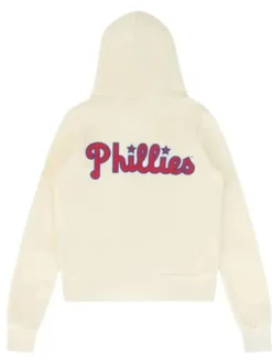 Philadelphia Phillies Aviator Nation x MLB Stripe Cream Hoodie