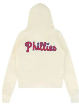 Philadelphia Phillies Aviator Nation x MLB Stripe Cream Hoodie