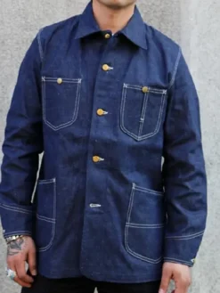 Alternative view of The Thursday Murder Club 2025 Pierce Brosnan Denim Jacket