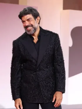 Pierfrancesco Favino The 82nd Venice International Film Blazer