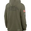 Pittsburgh Steelers Olive 2025 Salute To Service Sideline Hoodie