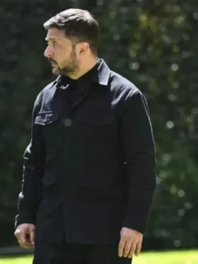 Pope Francis Funeral Black Zelensky Jacket