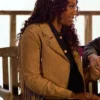 Providence Falls S01 Suzette Deveraux Brown Fringe Jacket