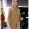 Real Housewives of Miami S07 Marysol Patton Canvas Dress Shirt