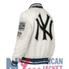 Retro New Classic York Yankees Rib Satin Jacket