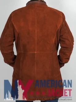 Robert Taylor Leather Longmire Trench Coat