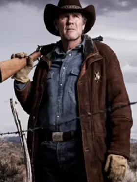 Robert Taylor Leather Trench Longmire Coat