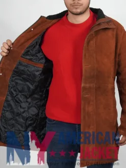 Robert Taylor Longmire Leather Trench Coat