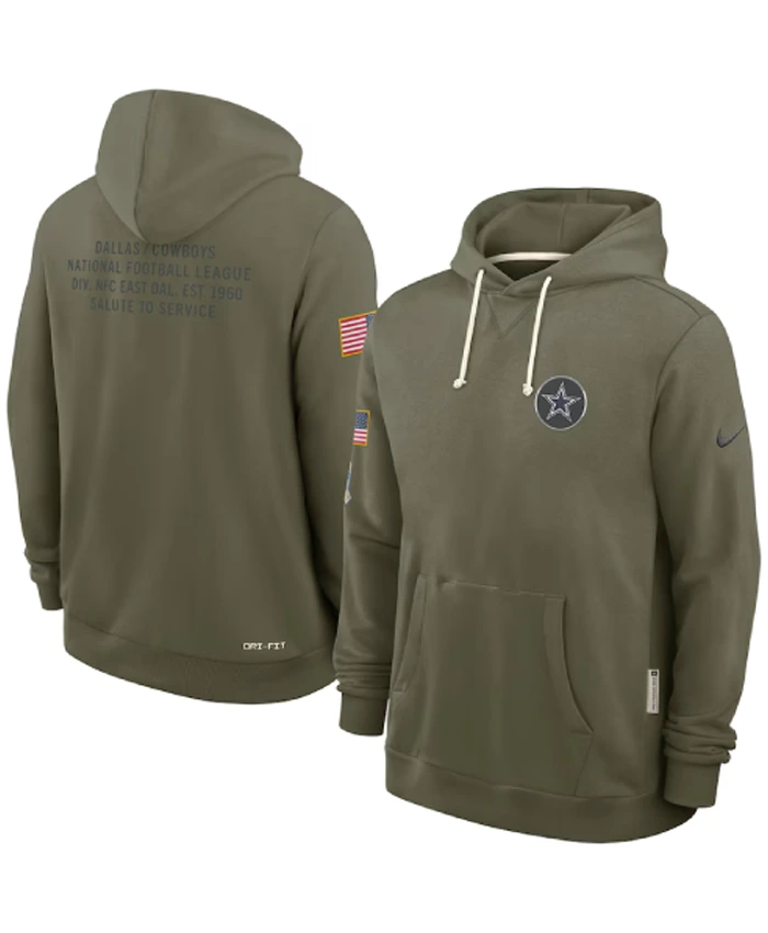 Salute To Service Dallas Cowboys 2025 Hoodie