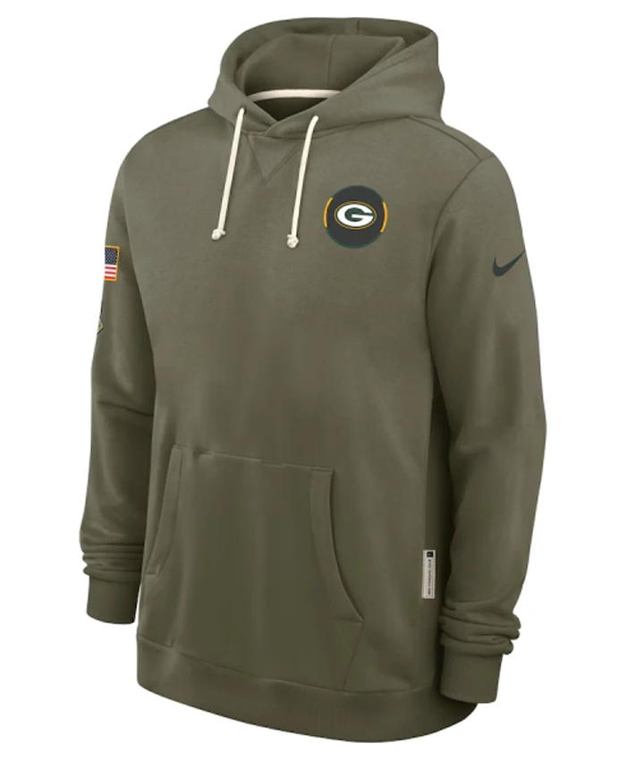 Salute To Service Green Bay Packers 2025 Hoodie
