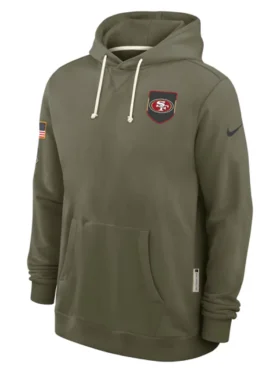 Salute To Service San Francisco 49ers 2025 Hoodie