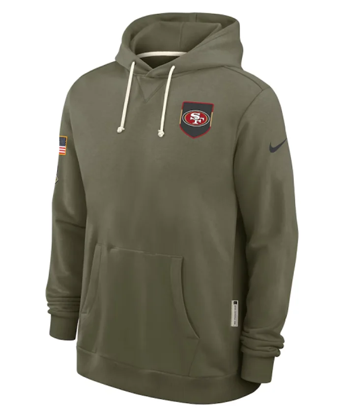 Salute To Service San Francisco 49ers 2025 Hoodie