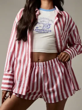 Sam And Billie Sister Act S01 Billie Faiers Striped Shirt