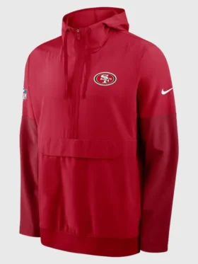 San Francisco 49ers Nike Sideline Anorak Hooded Jacket
