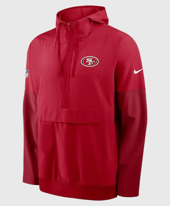 San Francisco 49ers Nike Sideline Anorak Hooded Jacket
