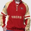 San Francisco 49ers Starter Prospect Half-Zip Pullover Jacket