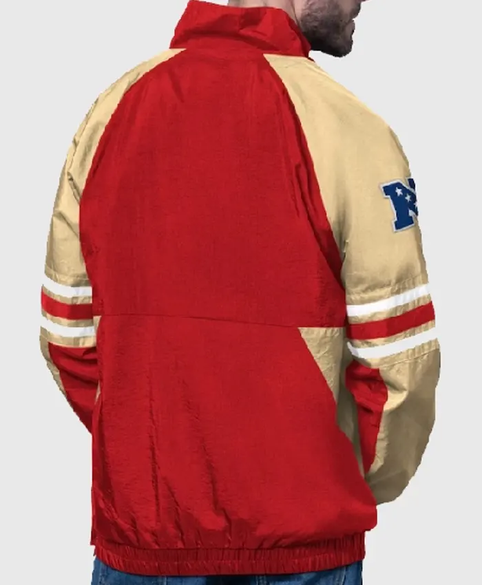 San Francisco 49ers Starter Prospect Pullover Half-Zip Jacket