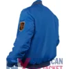 San Jose Sharks NHL Starter Varsity Blue Jacket